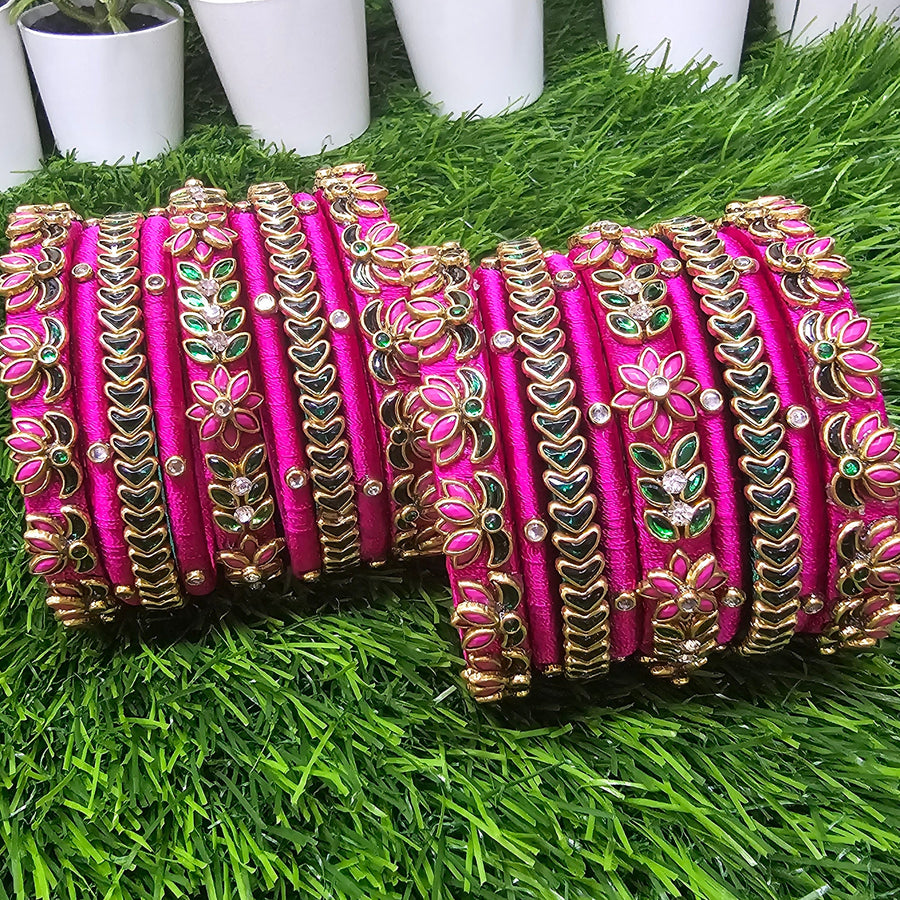 Kangan Thread Designer Silk Thread Bangles, Kangan & Indian Fashion Jewellery ...