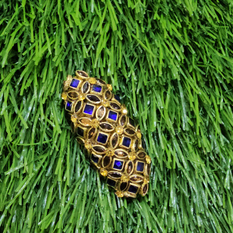 Royal Blue Saree Pin