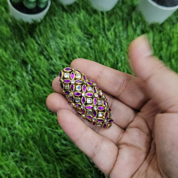 Purple Saree Pin