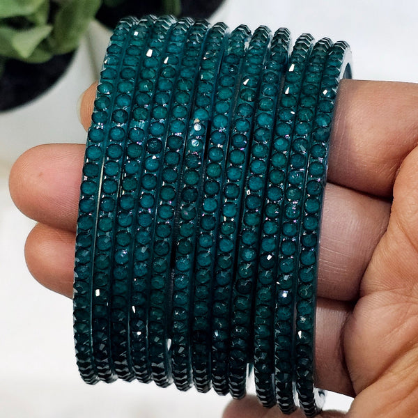 Radium Colour Ananya Crystal Glass Bangles