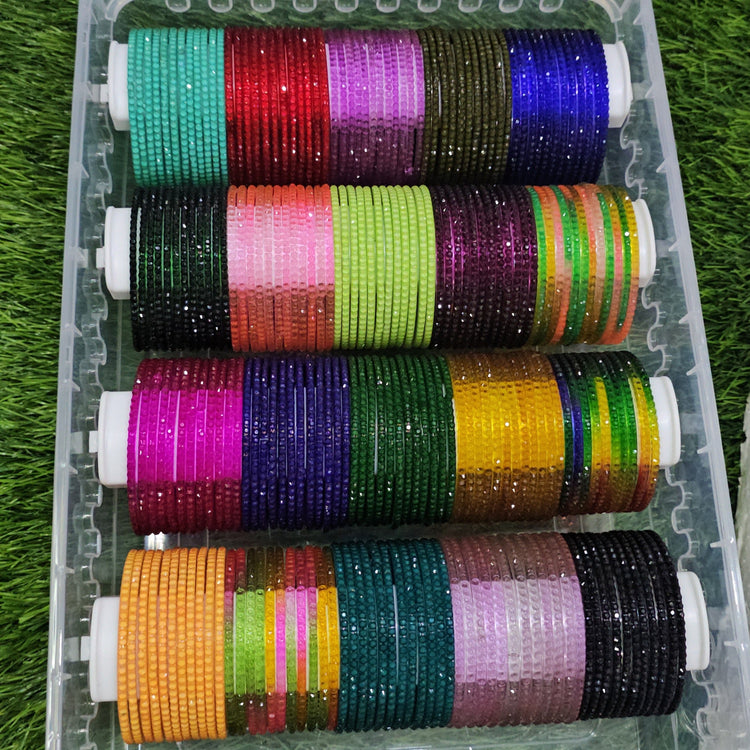 Pista Colour Ananya Crystal Glass Bangles