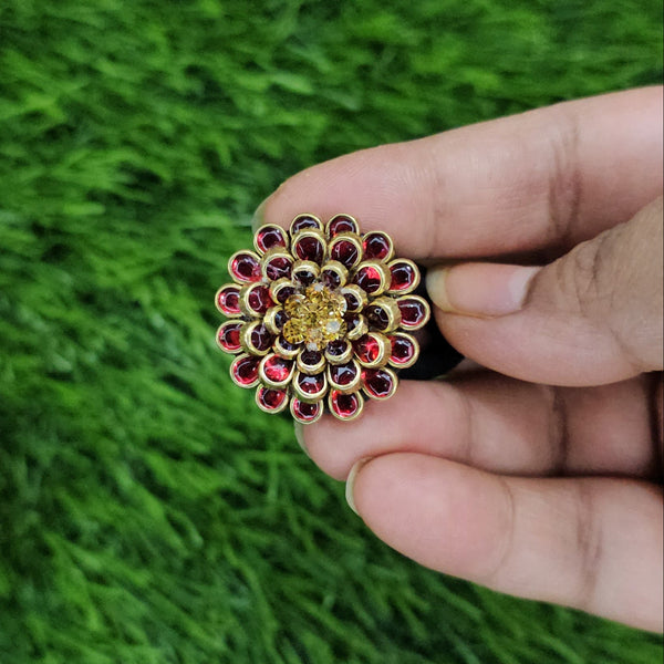 Red Flower Rubber Band