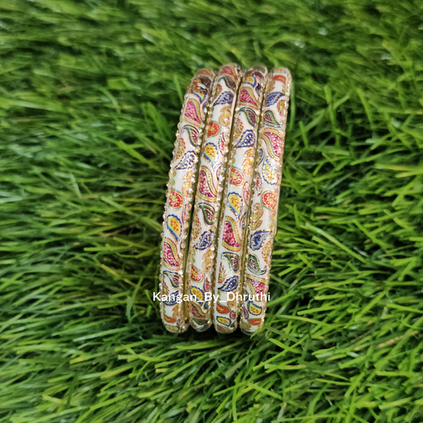 MultiColour Mango Design Glass Kada