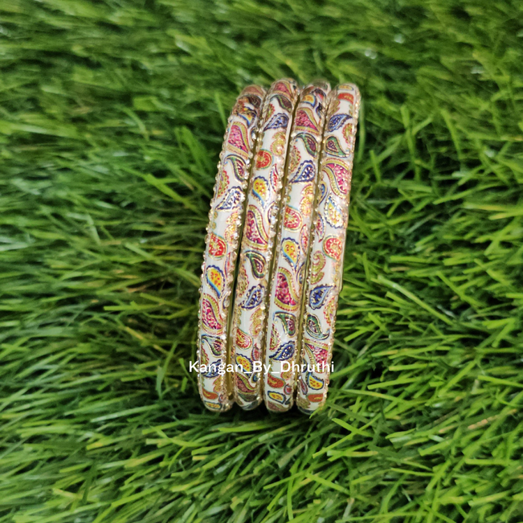 MultiColour Mango Design Glass Kada