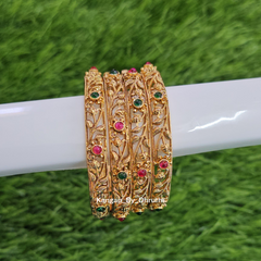 ImitationLeafygoldplatedmetalbangles