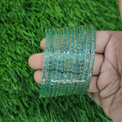 Light Blue Colour Jalwa Glass Bangles1