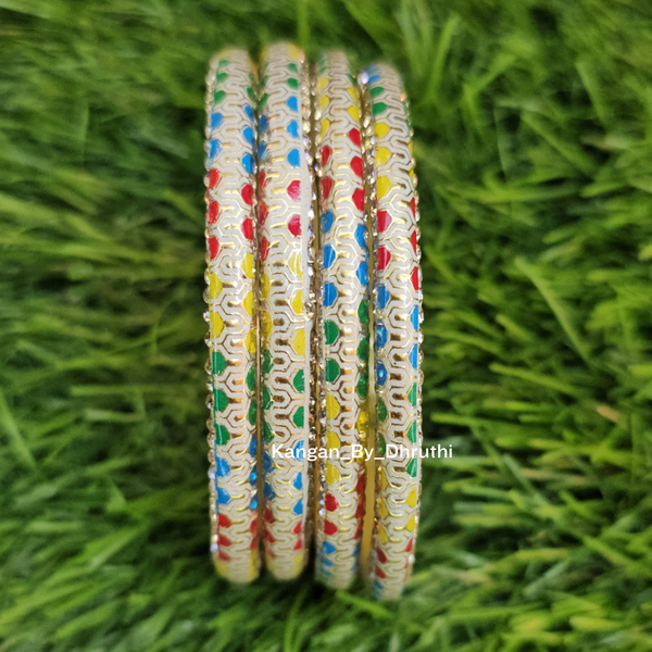 MultiColoured Rainbow Glass Kada1