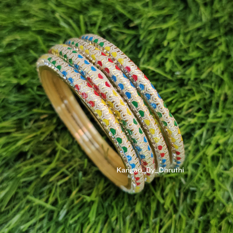 MultiColoured Rainbow Glass Kada2