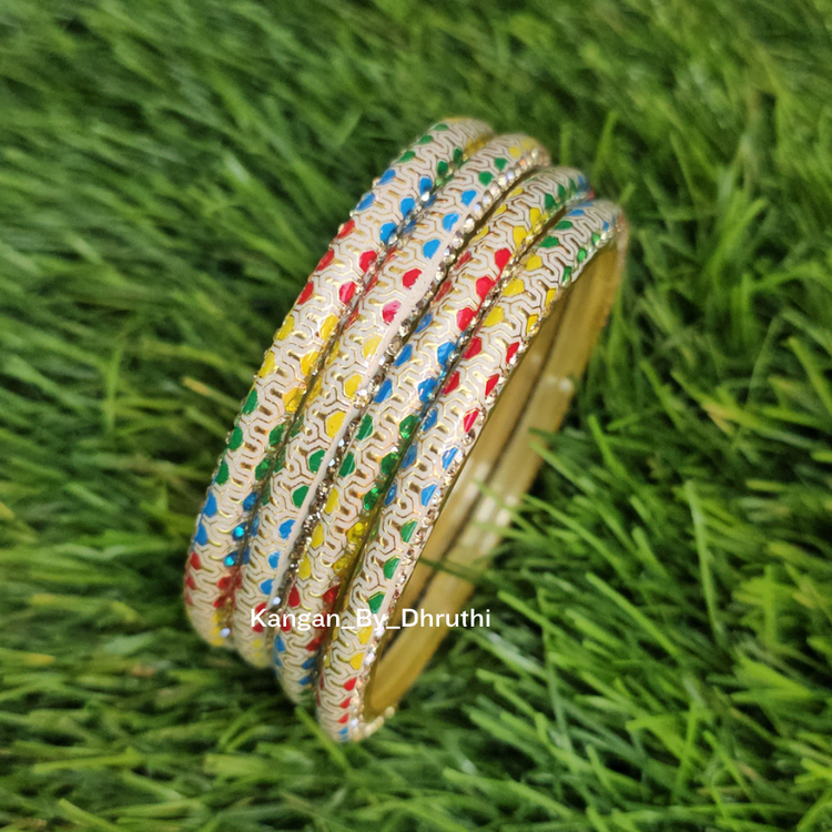 MultiColoured Rainbow Glass Kada3