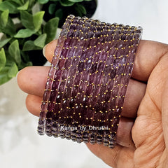 Pyazi Raindrop Glass Bangles