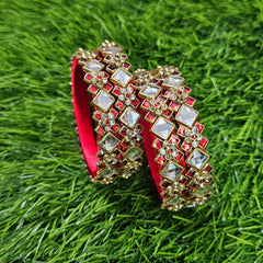 Red&WhiteMirrorStoneBangles