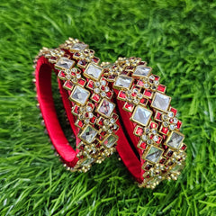 Red&WhiteMirrorStoneBangles1